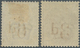 Großbritannien: 1883, QV Two Surcharges 3d. On 3d. Lilac (Plate 21, 'LD') And 6d. On 6d. Lilac (Plat - Andere & Zonder Classificatie