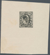 Großbritannien: 1902 King Edward VII, 1d Black ECKERLIN DIE PROOF ESSAYS (reversed Design) Printed I - Andere & Zonder Classificatie