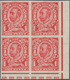 Großbritannien: 1912, 1d. Scarlet, Wm Multiple Cypher, Imperforate Block Of Four From The Lower Righ - Altri & Non Classificati