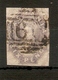 TASMANIA 1863 6d GREY - VIOLET SG 46 FINE USED Cat £85 - Used Stamps