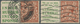 Großbritannien - Zusammendrucke: 1924, 1½d. Red-brown, Wm Block Cypher, Two Commercially Used Se-ten - Andere & Zonder Classificatie