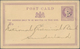 Großbritannien - Ganzsachen: 1874, 1/2 D Violet QV Postal Stationery Card, Preprinted "National Bank - Altri & Non Classificati