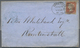 Großbritannien - Stempel: 1854, 1 D Red-brown, Full Margins, Tied By Spoon Cancel LIVERPOOL / H 14, - Storia Postale