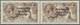 Irland: 1927, Soarstat Overprints, 2s.6d. Brown, Horiz. Pair From The "Composite" Setting, Left Stam - Brieven En Documenten