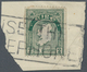 Irland: 1935, Definitives "National Symbols" Wm "Se", Experimental Coil Stamp 2d. Blue-green With Ho - Storia Postale