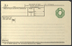 Irland - Ganzsachen: 1922, Postal Stationery Telegramm 1 Sh. Green (A 1), Unused, Central Vertical F - Postwaardestukken