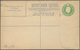 Delcampe - Irland - Ganzsachen: British Dominion: 1922, King Georg V. 5 D. Pale Green Registered Envelope In Si - Postwaardestukken