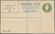 Delcampe - Irland - Ganzsachen: British Dominion: 1923, King Georg V. 5 D. Olive Green Registered Envelope With - Interi Postali