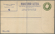 Delcampe - Irland - Ganzsachen: British Dominion: 1923, King Georg V. 5 D. Olive Green Registered Envelope With - Postwaardestukken