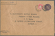 Irland - Ganzsachen: Electricity Supply Board: 1966, 5 D. Violet Envelope On Blurred Brown Wrapping - Postwaardestukken