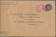 Irland - Ganzsachen: Electricity Supply Board: 1966, 5 D. Violet Envelope On Blurred Brown Wrapping - Interi Postali