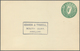 Irland - Ganzsachen: ESSO: 1960, 2 D. Olive Green Card, Unused And Second Card With Part Of An Indis - Interi Postali