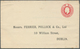 Irland - Ganzsachen: Ferrier, Pollack & Co., Ltd. Dublin: 1902, King Eduard VII. 1 D. Letter Sheet, - Interi Postali