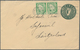 Delcampe - Irland - Ganzsachen: Ferrier, Pollock & Co., Ldt., Dublin: 1925/30, 2 D. Olive Green Envelope With S - Postwaardestukken