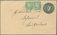 Delcampe - Irland - Ganzsachen: Ferrier, Pollock & Co., Ldt., Dublin: 1925/30, 2 D. Olive Green Envelope With S - Interi Postali