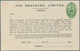 Irland - Ganzsachen: Pim Brothers, Ltd., Dublin: 1944, 1/2 D. Pale Green "proxy" Card, Text In Black - Postwaardestukken