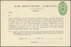 Irland - Ganzsachen: Pim Brothers, Ltd., Dublin: 1947, 1/2 D. Pale Green "proxy" Card, Text In Black - Postwaardestukken