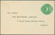 Irland - Ganzsachen: Pim Brothers, Ltd., Dublin: 1948, 1/2 D. Pale Green "proxy" Card, Text In Black - Postal Stationery