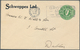 Irland - Ganzsachen: Schweppes Ltd.: 1933, 1/2 D. Pale Green Envelope, Used Local From "BALE ÁTHA CL - Postwaardestukken