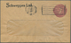 Irland - Ganzsachen: Schweppes Ltd.: 1952, 1 1/2 D. Violet Window Envelope, Used From "BALE ÁTHA CLI - Postwaardestukken