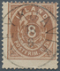 Island: 1873, 8 Skilling Oval Cancelled With "REYKUAVIK 16 / 6 "datestamp. - Other & Unclassified