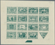 Island: 1930, Composite Die Proof Sheet In Dark Olive Green Of Design Plate Only Of The Complete Set - Other & Unclassified