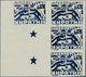 Karpaten-Ukraine - Ukrainischer Nationalrat (NRZU): 1945 100f. Blackish Blue, Four Stamps Along With - Oekraïne