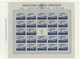 Kroatien: 1942, Model Airplane Exhibition In Complete Sheets With 24 Pieces With Decorative Field An - Croatia