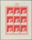 Delcampe - Kroatien: 1944, Officials Of The Post Office And The Railway 16 K. - 32 K., Each Five Imperforated S - Kroatië