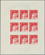 Delcampe - Kroatien: 1944, Officials Of The Post Office And The Railway 16 K. - 32 K., Each Five Imperforated S - Kroatië