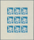 Delcampe - Kroatien: 1944, Officials Of The Post Office And The Railway 16 K. - 32 K., Each Five Imperforated S - Kroatië