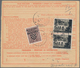 Kroatien - Portomarken: 1941, 10 Dinar Der Ersten Portomarken-Aufdruckausgabe Auf Paketkarte Von Osi - Croazia