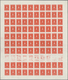 Kroatien - Dienstmarken: 1942, 3 Kuna Unperforated, 2 Complete Sheets With Once Print Loss In The 8t - Kroatië