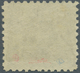 Liechtenstein: 1921, Landeswappen 7½ Rp. Schwarzblau In Der Seltenen Zähnung 9½ Mit Teilstempel Von - Storia Postale