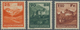 Liechtenstein: 1933, Freimarken ‚Landschaften Und Gebäude‘ Kompletter Satz Postfrisch Und Signiert B - Covers & Documents