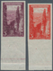 Luxemburg: 1923: "Wolfsschlucht/ Echternach" 3 Fr, Two Imperforated Essais/proofs In Different Color - Covers & Documents