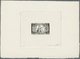 Luxemburg: 1945. Epreuve D'artiste Signée In Black For 2.50f+3.50f Value Of The Set "To Honor The Al - Storia Postale