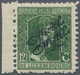 Luxemburg - Dienstmarken: 1915, 10 1/2 Cent. Dunkelgrün Postfrisch Mit Doppeltem Aufdruck, Geprüft - Dienst