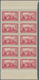 Monaco: 1937, Monaco Castle 1.75fr. Carmine Block Of Ten With Upper And Lower Margins, MNH, Mi. € 50 - Ongebruikt