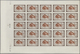 Monaco: 1949, 100th Birthday Of Prince Albert I. Complete Set Of Eight In IMPERFORATE Blocks Of 25 F - Nuovi