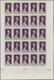 Monaco: 1949, 100th Birthday Of Prince Albert I. Complete Set Of Eight In IMPERFORATE Blocks Of 25 F - Unused Stamps