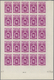 Monaco: 1948/1949, Pictorial Definitives Complete Set Of 13 In IMPERFORATE Blocks Of 25 From Lower M - Unused Stamps