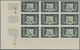 Monaco: 1949, Flugpostmarken Kompl. Satz In UNGEZÄHNTEN Neunerblocks Aus Der Linken Unteren Bogeneck - Unused Stamps