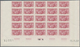 Delcampe - Monaco: 1951, Visiting Card Stamps Complete Set Of Five In IMPERFORATE Blocks Of 25 From Lower Margi - Ongebruikt
