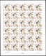 Delcampe - Monaco: 1964, Olympic Games Tokyo, 0.01fr. To 0.04fr., Four Values IMPERFORATE, Complete Sheets Of 3 - Ongebruikt