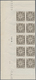 Monaco - Portomarken: 1946/1950, Postage Dues ‚ornaments‘ Complete Set Of 11 In IMPERFORATE Blocks O - Strafport