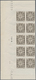 Monaco - Portomarken: 1946/1950, Postage Dues ‚ornaments‘ Complete Set Of 11 In IMPERFORATE Blocks O - Postage Due