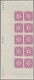 Monaco - Portomarken: 1946/1950, Postage Dues ‚ornaments‘ Complete Set Of 11 In IMPERFORATE Blocks O - Strafport