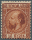 Niederlande: 1868, King Willem III. 15c. Redbrown Type I Perf. 12½ X 12, Unused Without Gum, Scarce - Covers & Documents