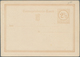 Delcampe - Niederlande - Ganzsachen: 1870, Five Proofs For A 2 1/2 Stationery Card. Seldomly Seen. - Interi Postali